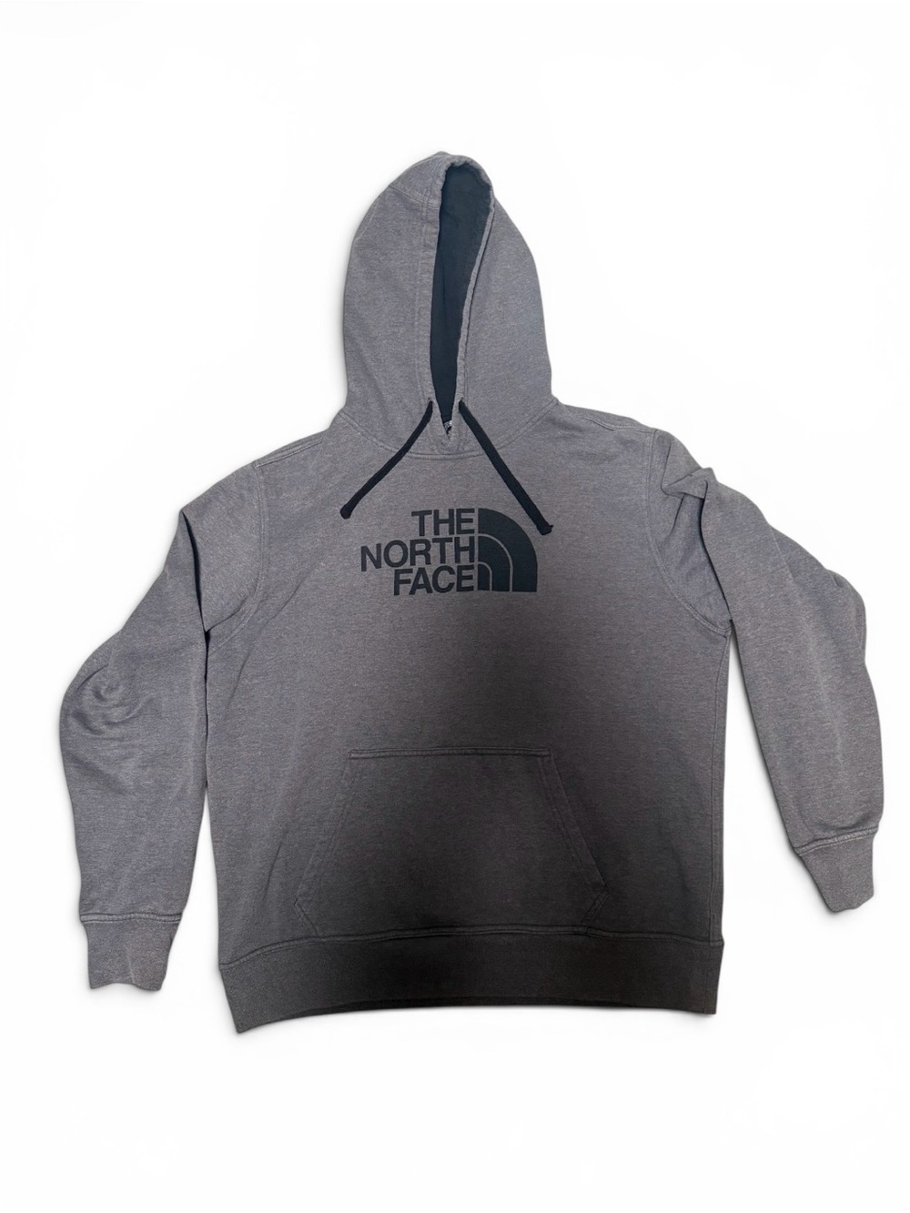 The North Face Men's Heather Gray Logo Pullover Hoodie